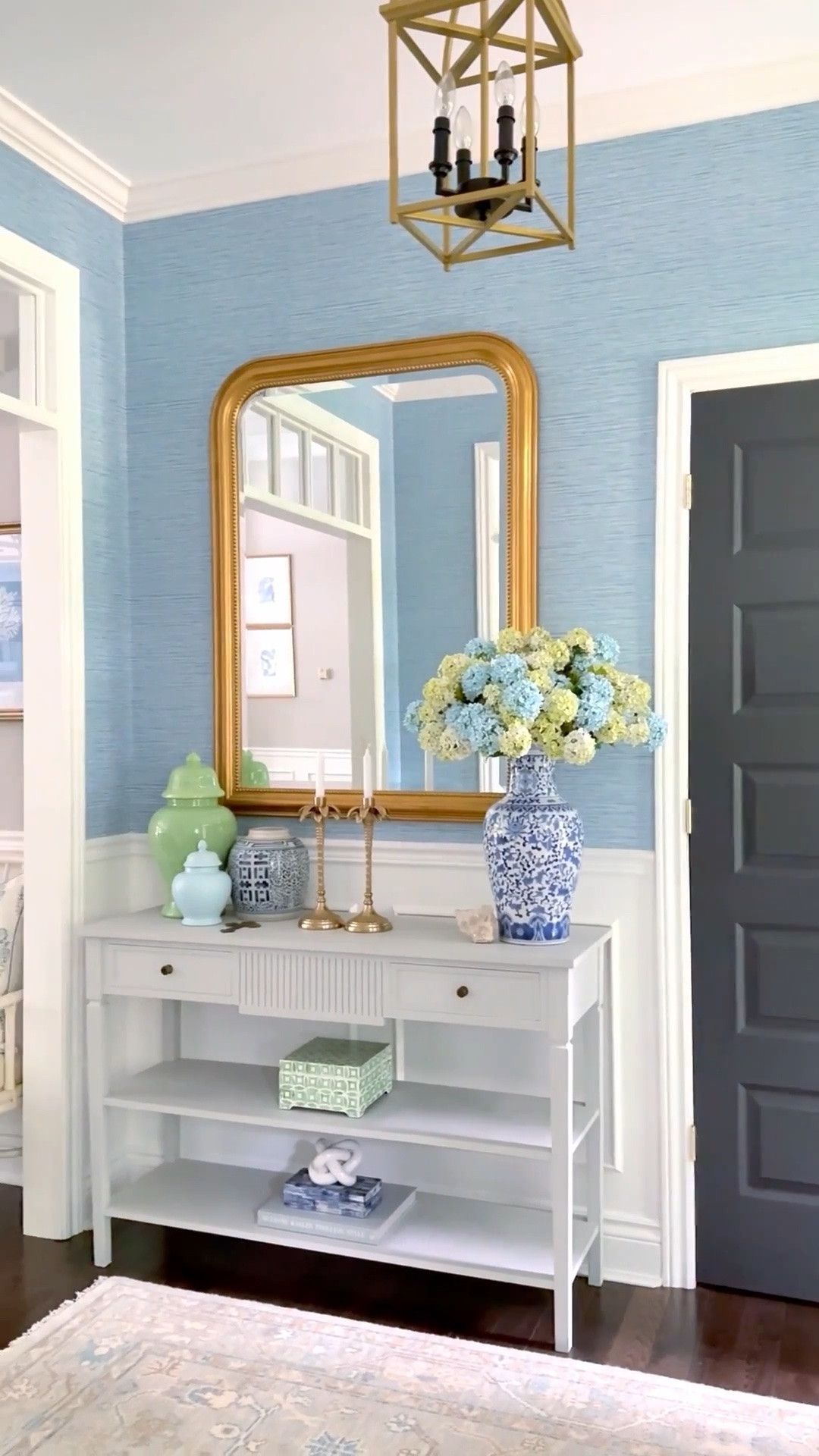 Summer styling details in our entryway! I finished up this space and added more blue and green layers and love it💙🩵💚 

Summer decor, summer home, home decor, home finds, chic home, chic decor

#LTKSeasonal #LTKHome

#LTKSeasonal #LTKHome