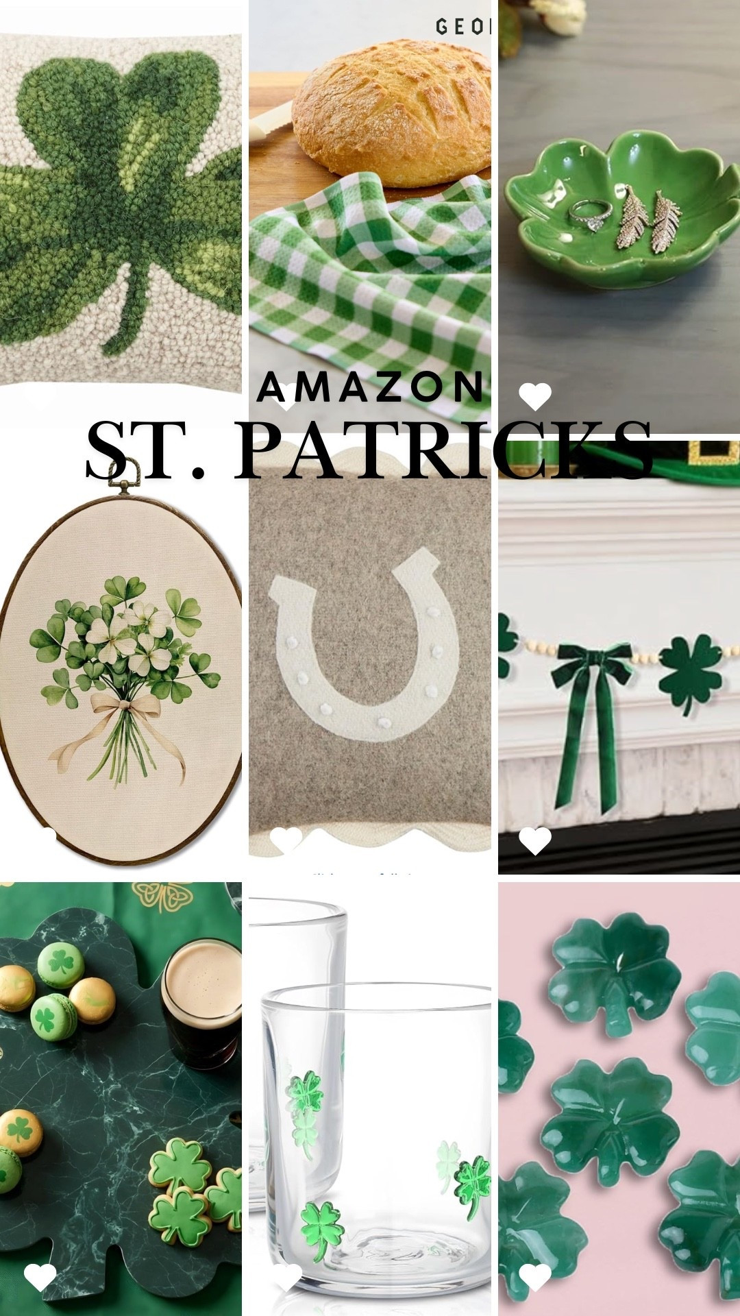 Amazon St. Patrick’s Day finds that keep things subtle and elevated. This edit mixes neutral hook-and-loop pillows, Geometry towels I use year-round, soft green bow garland with a velvety look, classic juice glasses, and marble cheeseboards that feel festive without being overdone. Easy pieces to style for the holiday.

#AmazonFinds 


#LTKHome #LTKSeasonal
