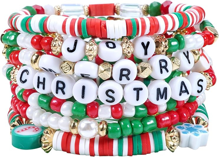 Ardorchid Halloween Bracelets for Women Pumpkin Ghost Steleton Bat Skull Beaded Stackable Stretch... | Amazon (US)