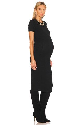 HATCH The Eliza Maternity Dress in Black from Revolve.com | Revolve Clothing (Global)