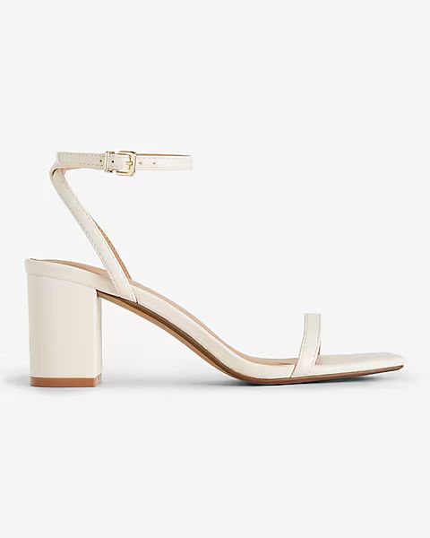 Block Mid Heeled Sandals | Express