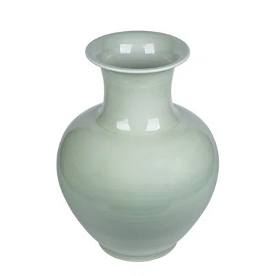 Celadon 19" Indoor / Outdoor Porcelain Jar | Perigold