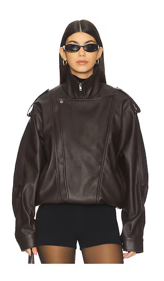The Rori Jacket in Espresso | Revolve Clothing (Global)