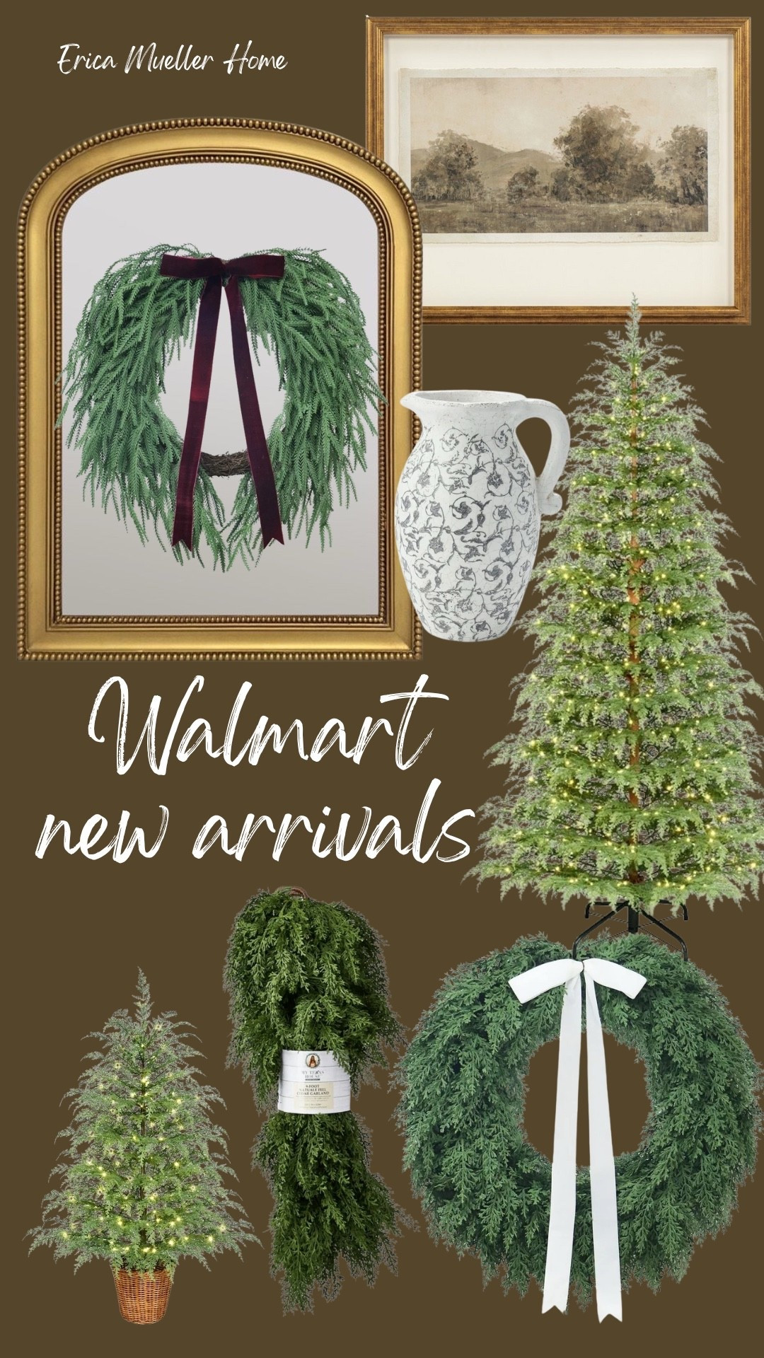 It’s the most wonderful time of year (almost!) @walmart! New holiday arrivals! They always sell out so grab them now! I LOVE that mirror!

#holidaydecor #walmart #decor 

#LTKFindsUnder100 #LTKSeasonal #LTKHome