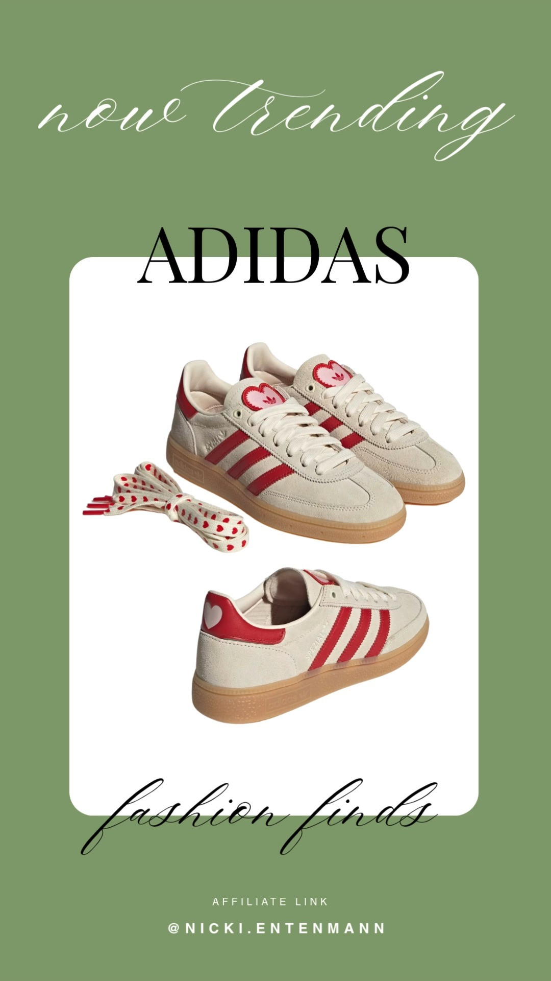 Adidas Spezial adds retro charm and heart details for Valentine's steps, pairing cozy comfort with playful style and confident stride. #Adidas #Spezial #Sneakers #Valentines #Hearts #Retro #StreetStyle #Sneakerhead #Comfort #Trending 

 #LTKgrwm #LTKootd #LTKSeasonal