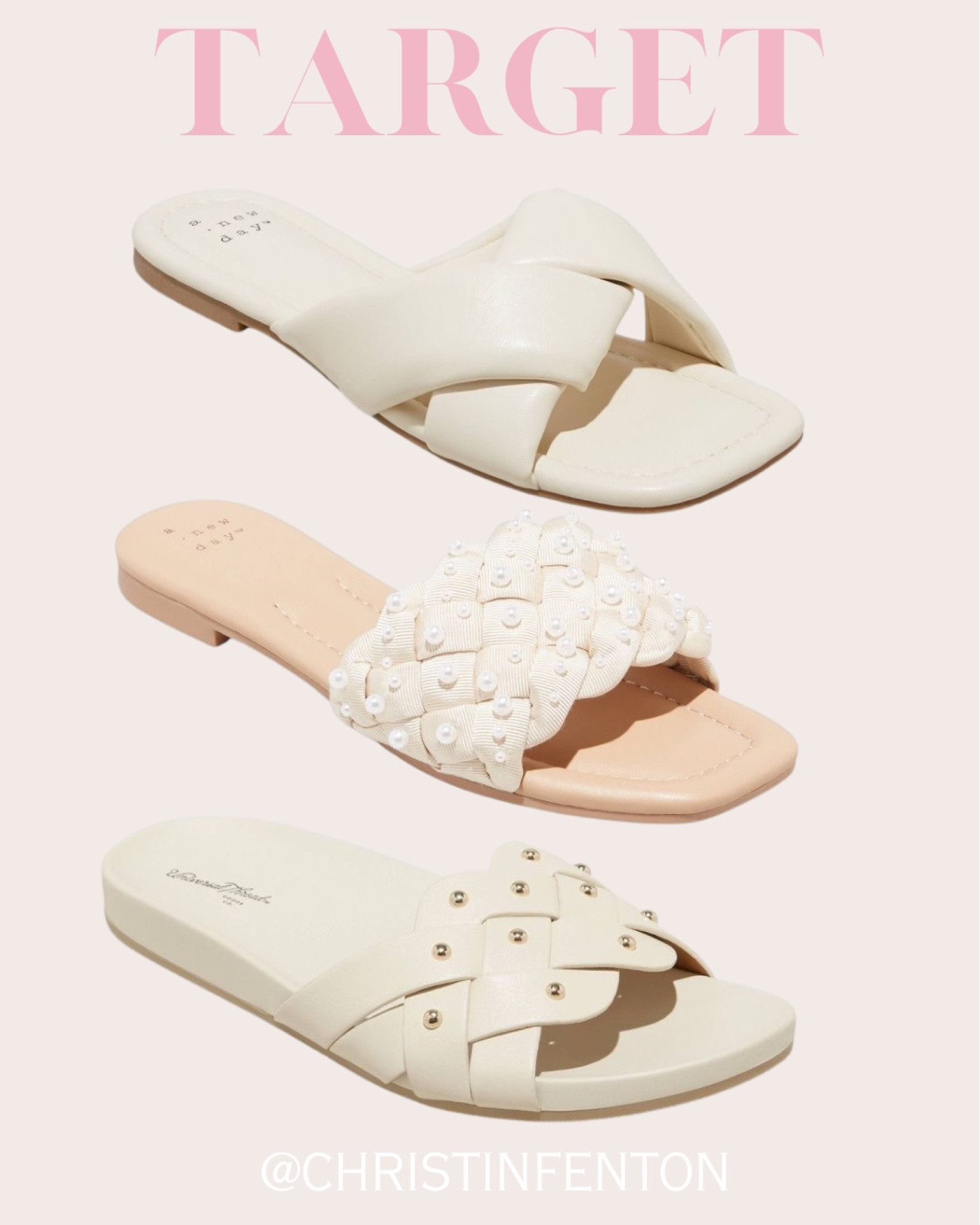 Target fashion finds! Found it at Target! Target Style & Fashion Finds 🤍 Summer sandals, spring sandals, summer heels, wedding guest shoes, summer slides, neutral sandals, neutral slides, earrings, necklaces, dresses, jeans, sneakers, swimsuits. Click the products below to shop! Follow along @christinfenton for the latest shoe finds & sales! @shop.ltk #liketkit #targetfinds #founditattarget 🥰 So excited you are here with me shopping! 🤍 XoX Christin   #LTKstyletip #LTKsalealert #LTKshoecrush #LTKcurves #LTKitbag #LTKworkwear #LTKwedding #LTKunder50 #LTKunder100 #LTKbeauty #LTKfamily #LTKfit #LTKtravel #LTKSeasonal 