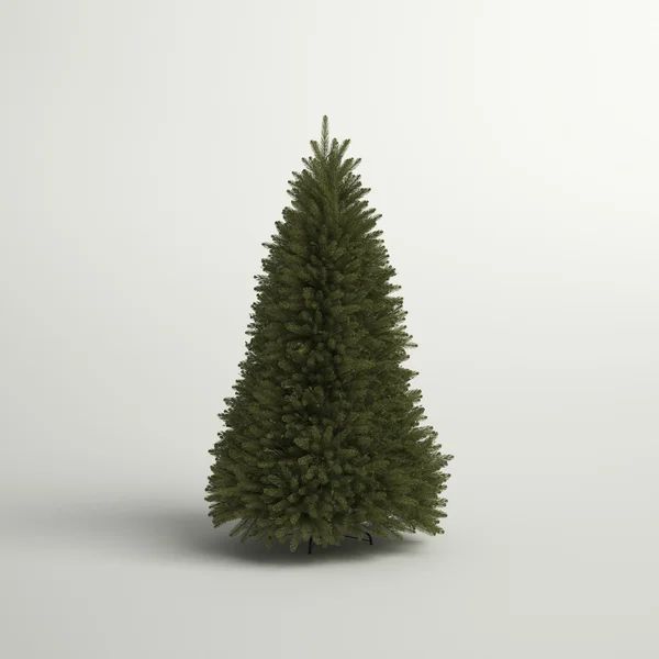 Dunhill Fir Green Artificial Christmas Tree with Lights | Wayfair North America