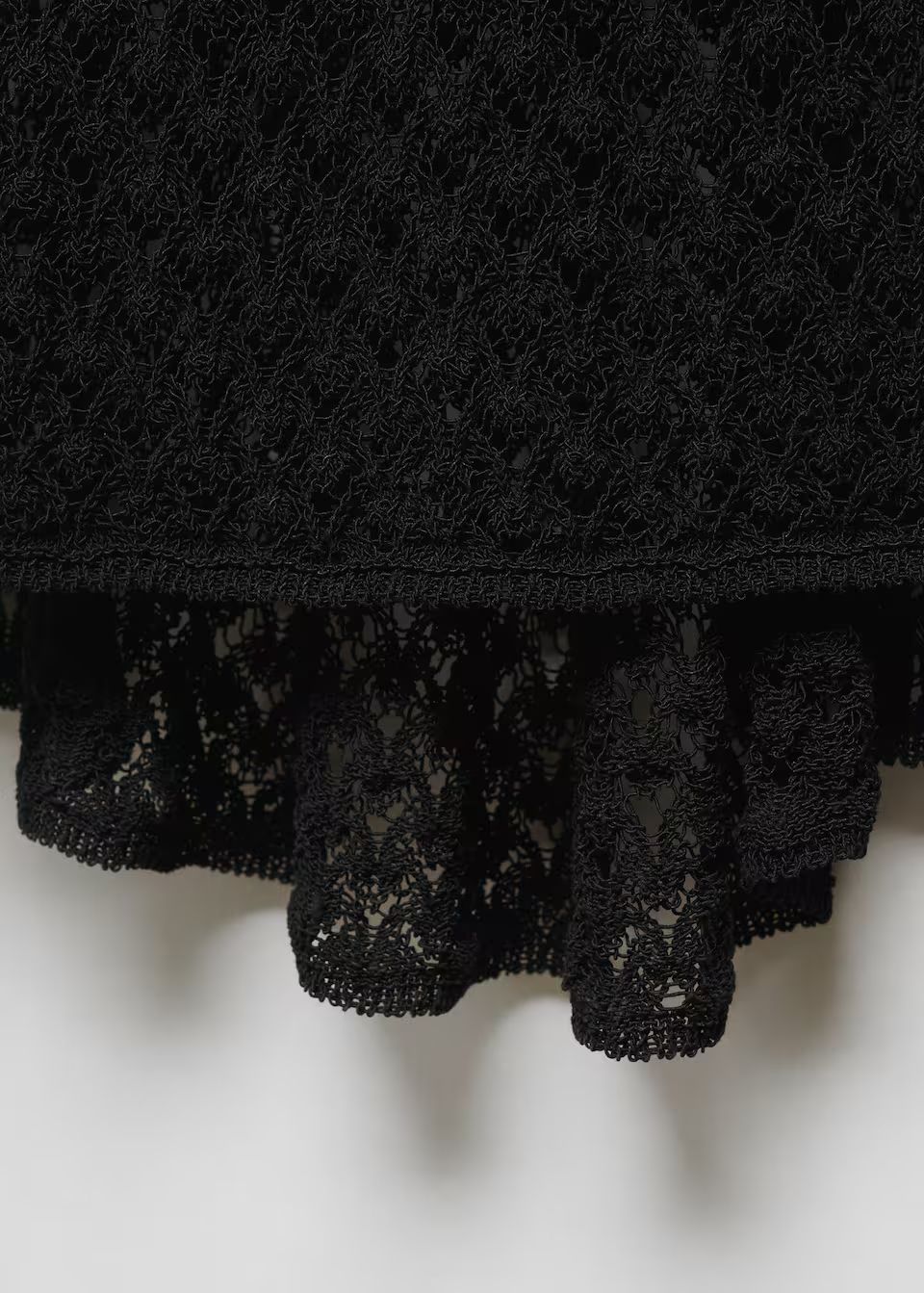 Asymmetrical crochet skirt -  Women | Mango United Kingdom | MANGO (UK)