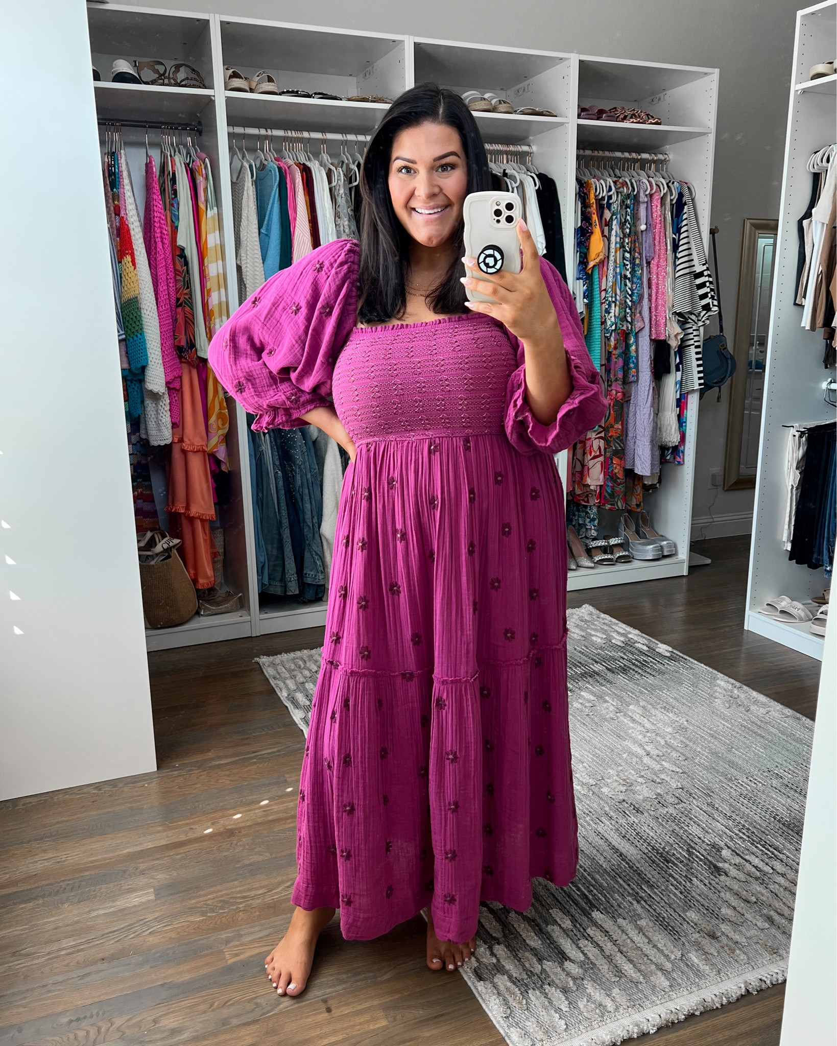 Free People Dahlia embroidered summer maxi dress 

#LTKcurves