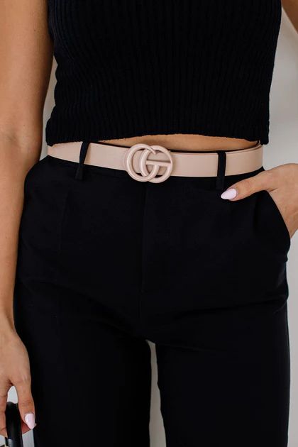 Luxe Taupe Belt | Shop Priceless