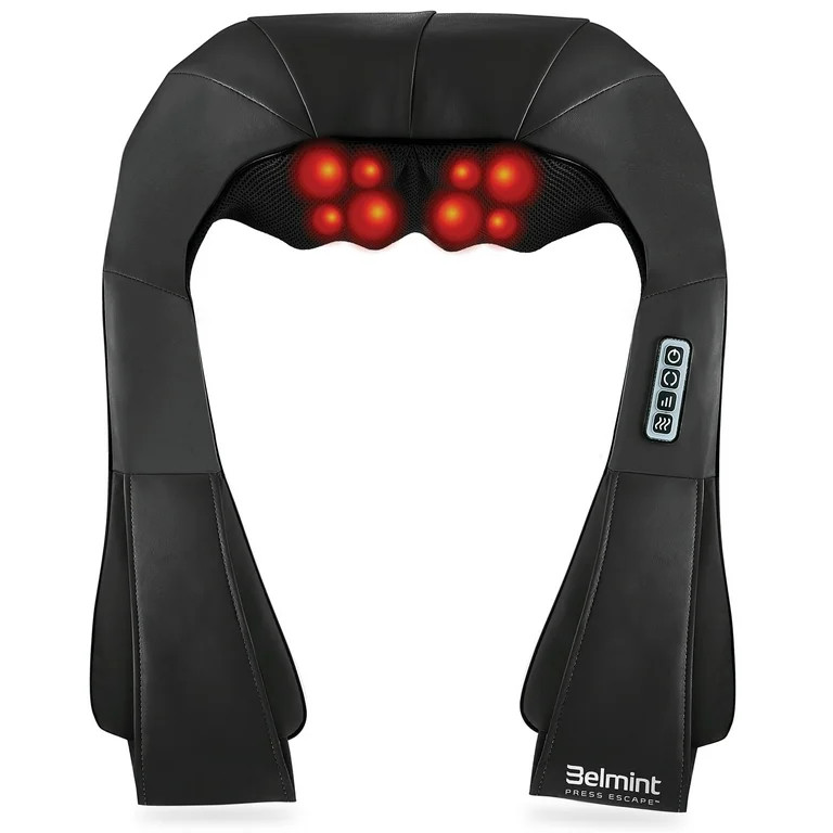 Belmint Shiatsu Massager with Heat, 8 Deep Kneading Nodes for Neck, Back and Shoulder | Walmart (US)