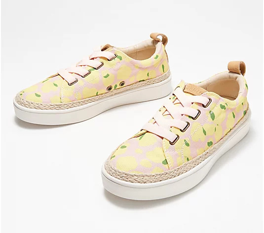 Spenco Orthotic Gored Lace Slip-On Sneaker - Malibu 21 - QVC.com | QVC