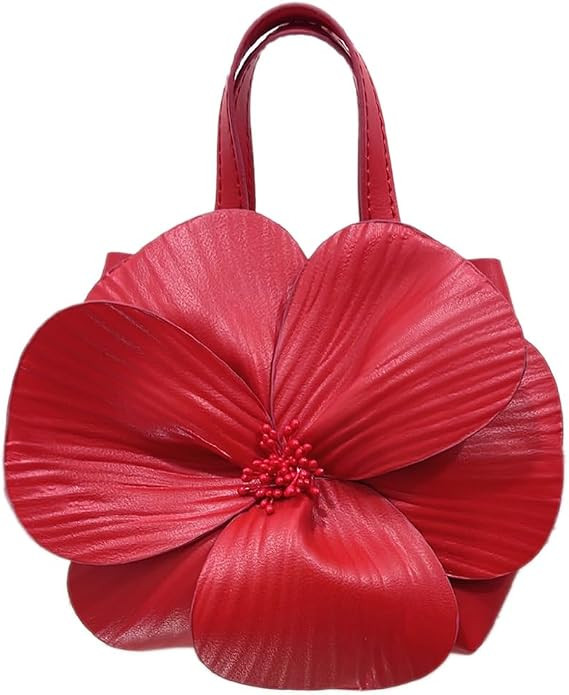 Mini Flower Evening Purse Floral Clutch Purses for Women PU Leather Evening Handbag with Chain We... | Amazon (US)