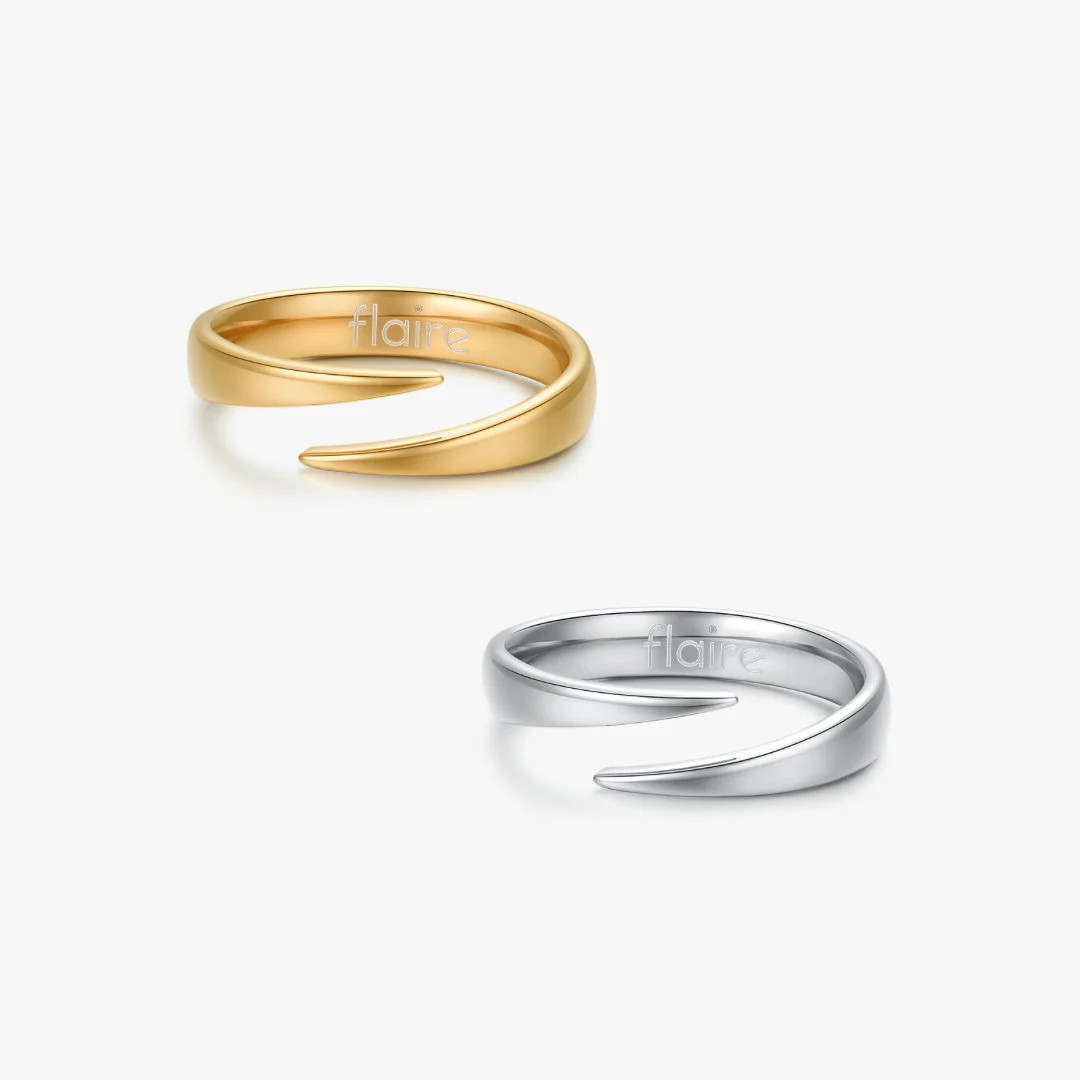 Twisted Claw Ring (Unisex) | Flaire & Co.