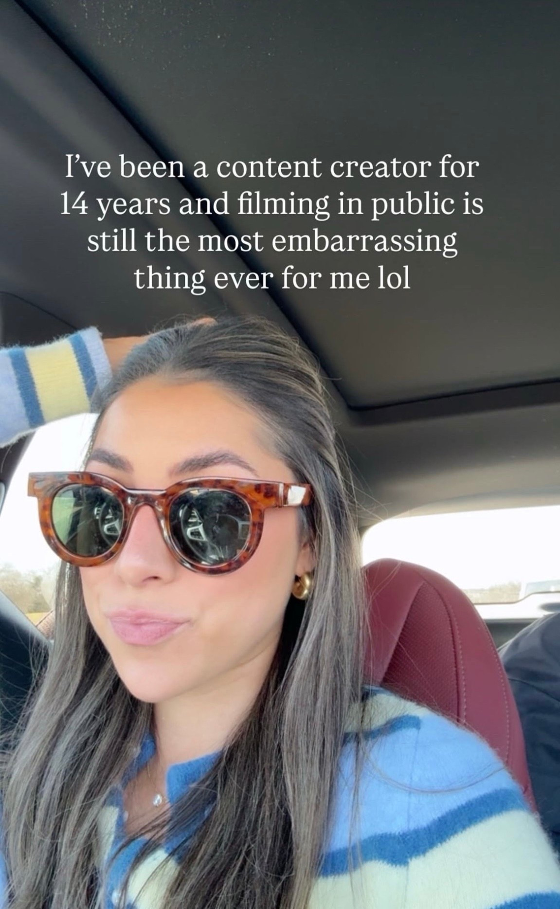 my blue cardigan and similar tortoise sunglasses!

#LTKdayinmylife #LTKootd