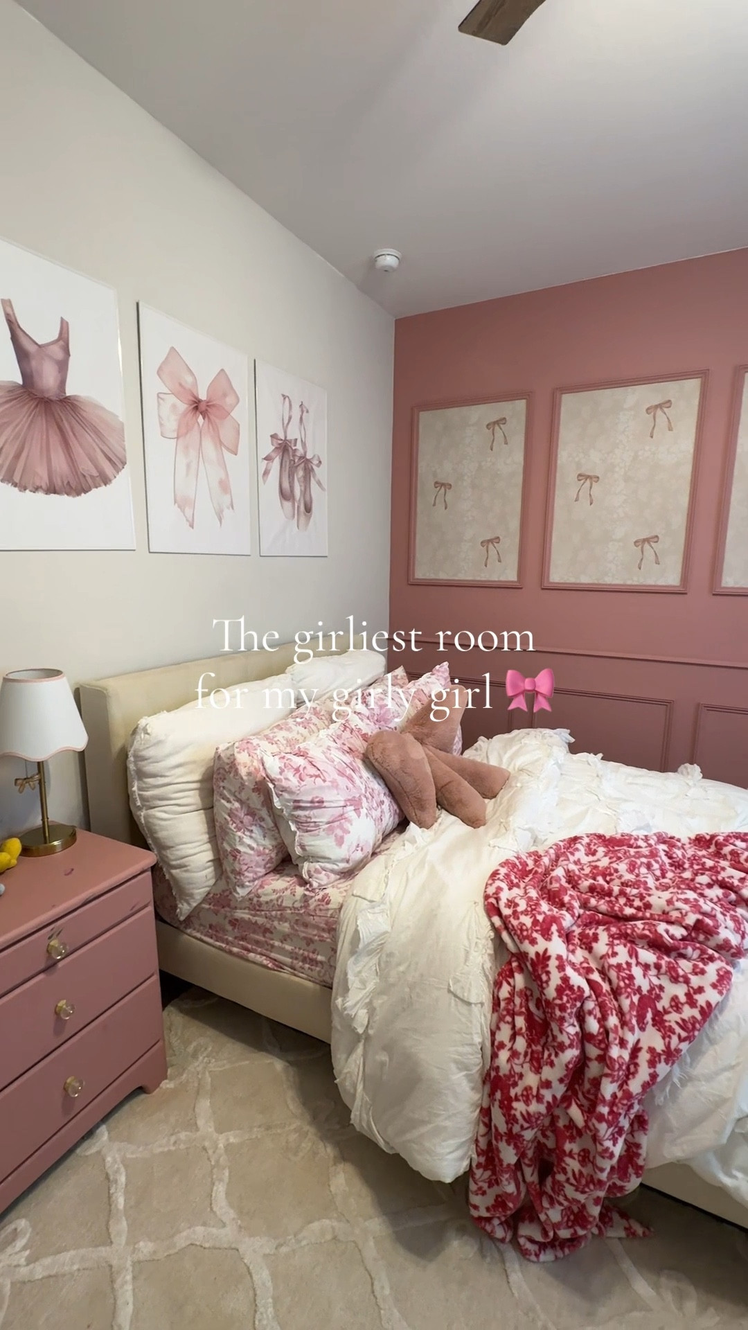 Room makeover for my girly girl! She loves ballet, pink and bows so this room is perfect! 

#LTKKids #LTKmomlife #LTKHome