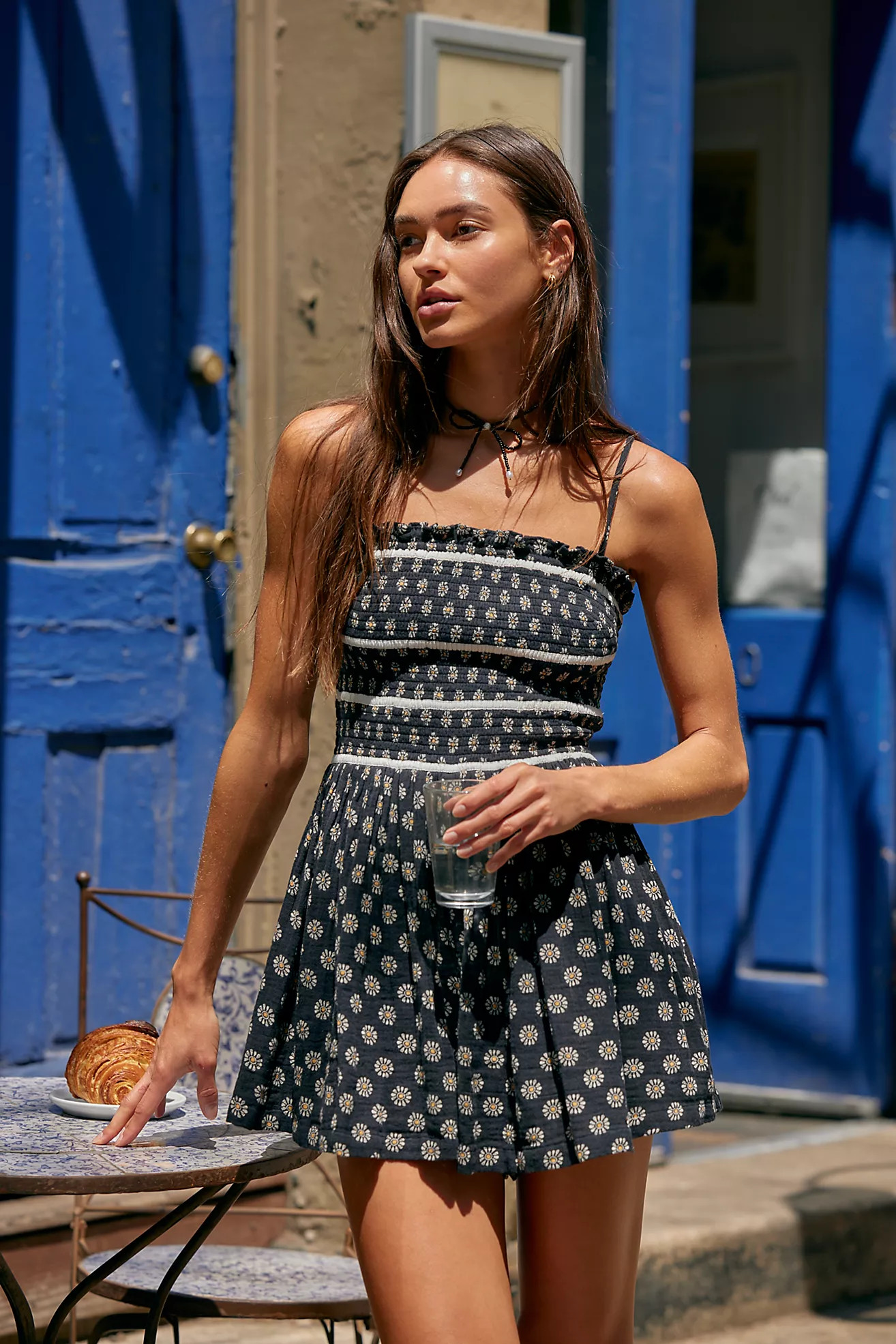 Bali Checked Out Printed Romper | Free People (Global - UK&FR Excluded)