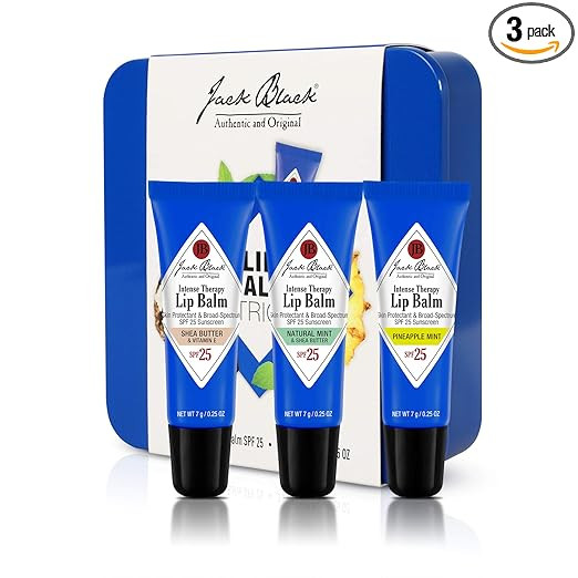 Jack Black Intense Therapy Lip Balm, 0.25-Oz. – SPF 25 Sun Protection, Lip Moisturizer, Hydrati... | Amazon (US)