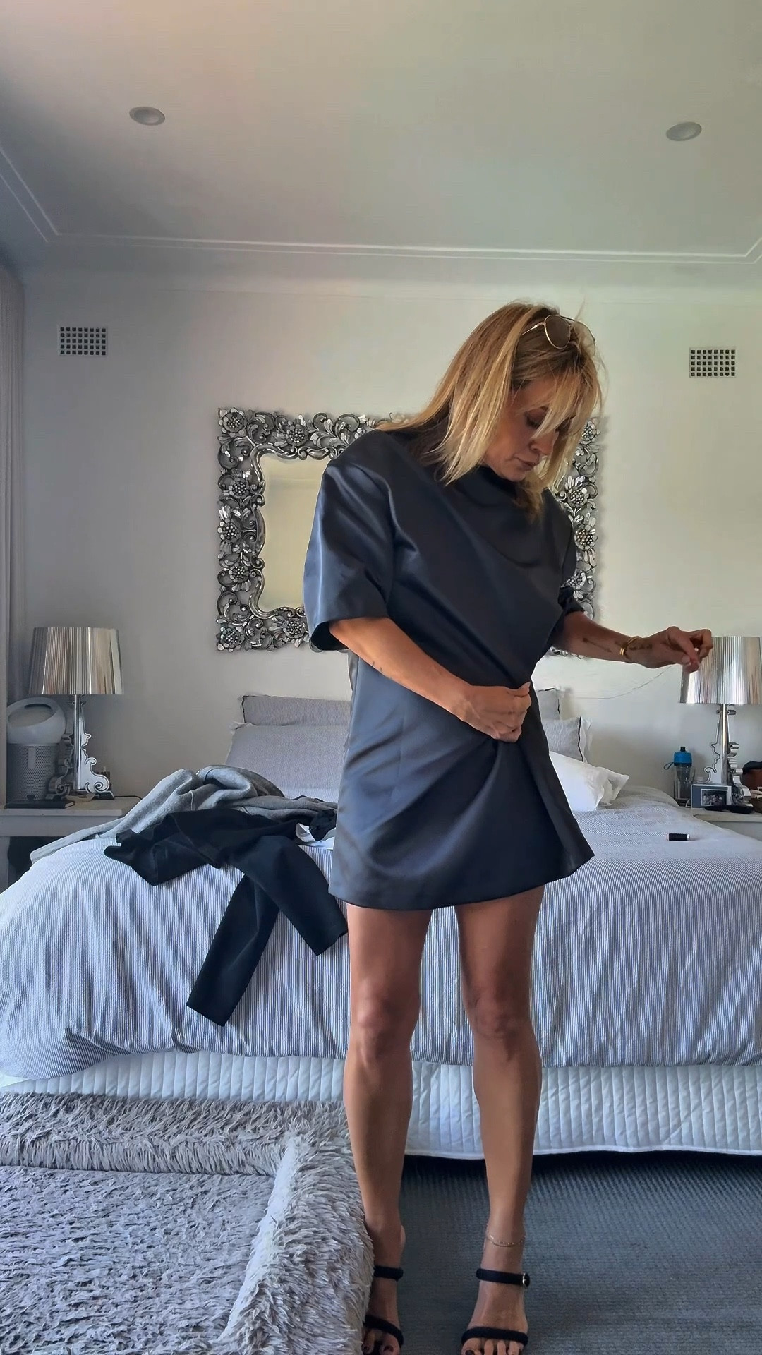 A little tweak & a shoulder pad makes this boxy Tshirt dress work. 
Amazon store for all my styling essentials. 

#LTKaustralia #LTKbeauty #LTKpartywear