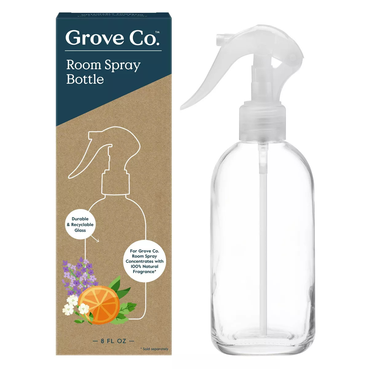 Grove Co. Reusable Glass Room Spray Bottle | Target