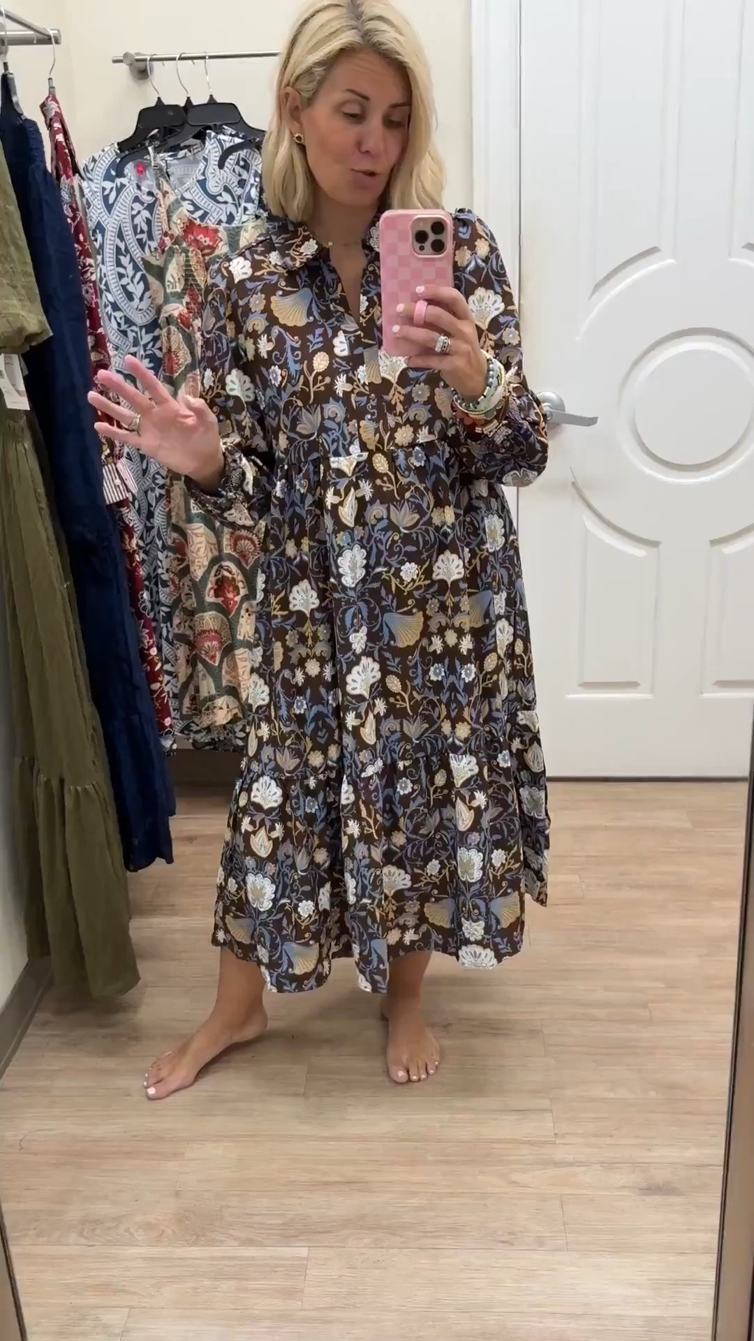 Perfect throw on and go dress. We are styling it all the ways. I’m in a size small. 

#LTKSeasonal #LTKOver40 #LTKSaleAlert