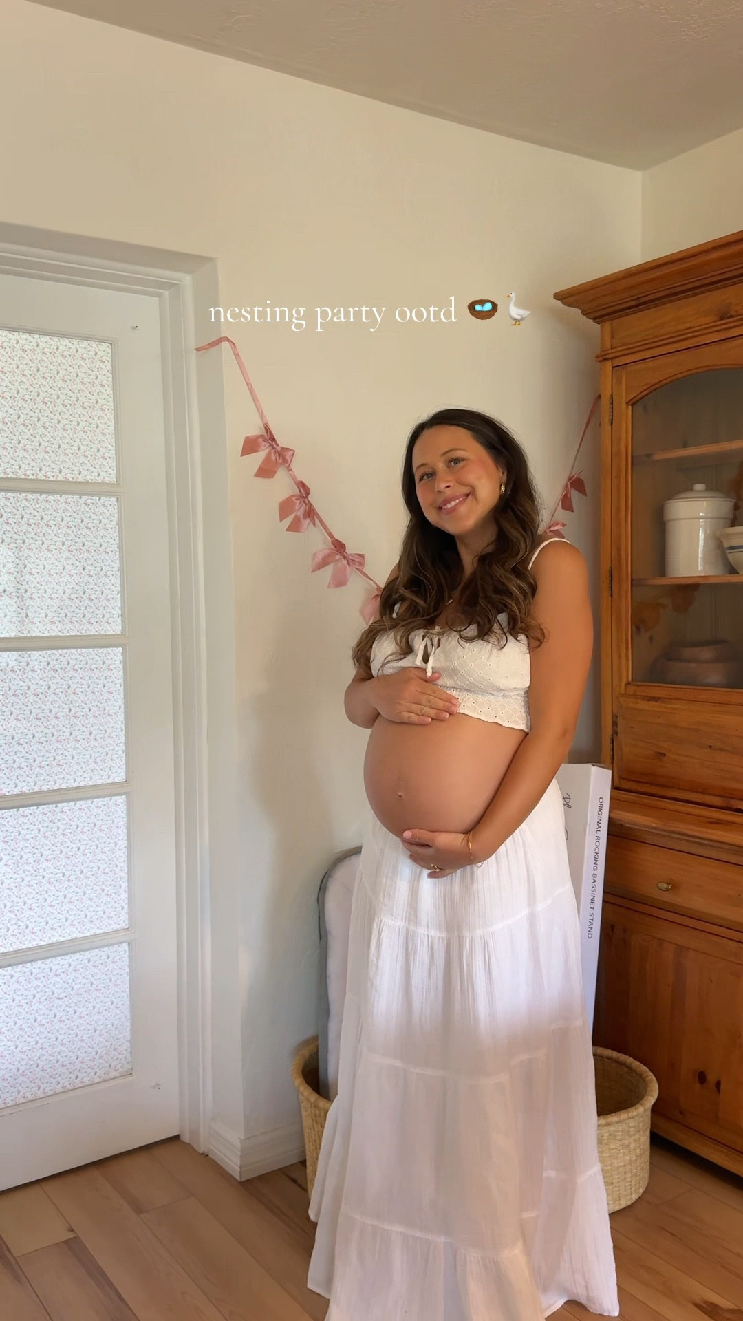 skirt link for my nesting party - top is old 🤍

#LTKBump