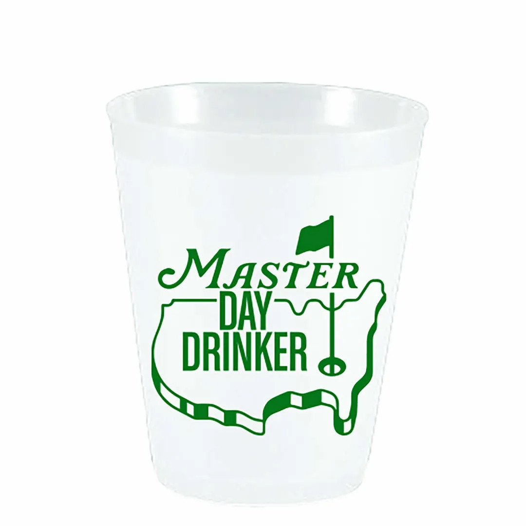 SAME DAY SHIP - Masters Cups - Master Day Drinker Reusable 16oz Frost Flex Cups - 10 pack - Golf ... | Etsy (US)