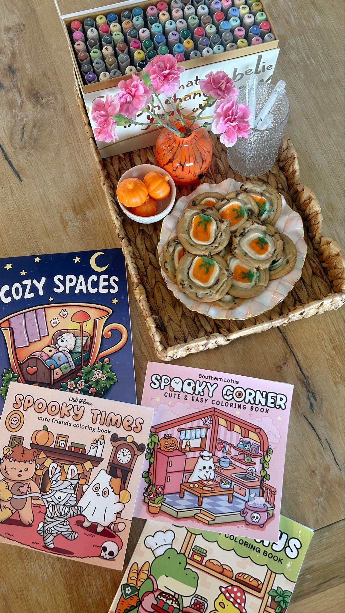 Cozy Halloween coloring night!

Adult coloring books, teen coloring books, cute coloring books, easy coloring books, fun coloring books, seasonal coloring books, Halloween coloring books, fall coloring books, felt pens, coloring pens, gel pens, Halloween decor, bestie date ideas, coloring night, color with me, coloring inspo, craft night, homebody aesthetic, cozy aesthetic, Mackenzie Childs, amazon, coloring finds for adults, Halloween party, Halloween date night, fall date night, fall date ideas, bestie date, bestie date ideas, fall bestie date ideas, Halloween bestie date ideas, bff date, amazon, Anthropologie, target, hot cocoa

#LTKFamily #LTKHalloween #LTKSeasonal