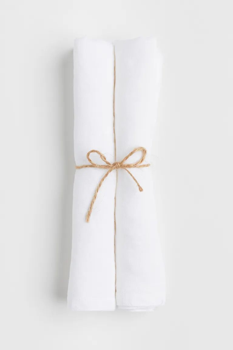 2-pack Linen Napkins | H&M (US)