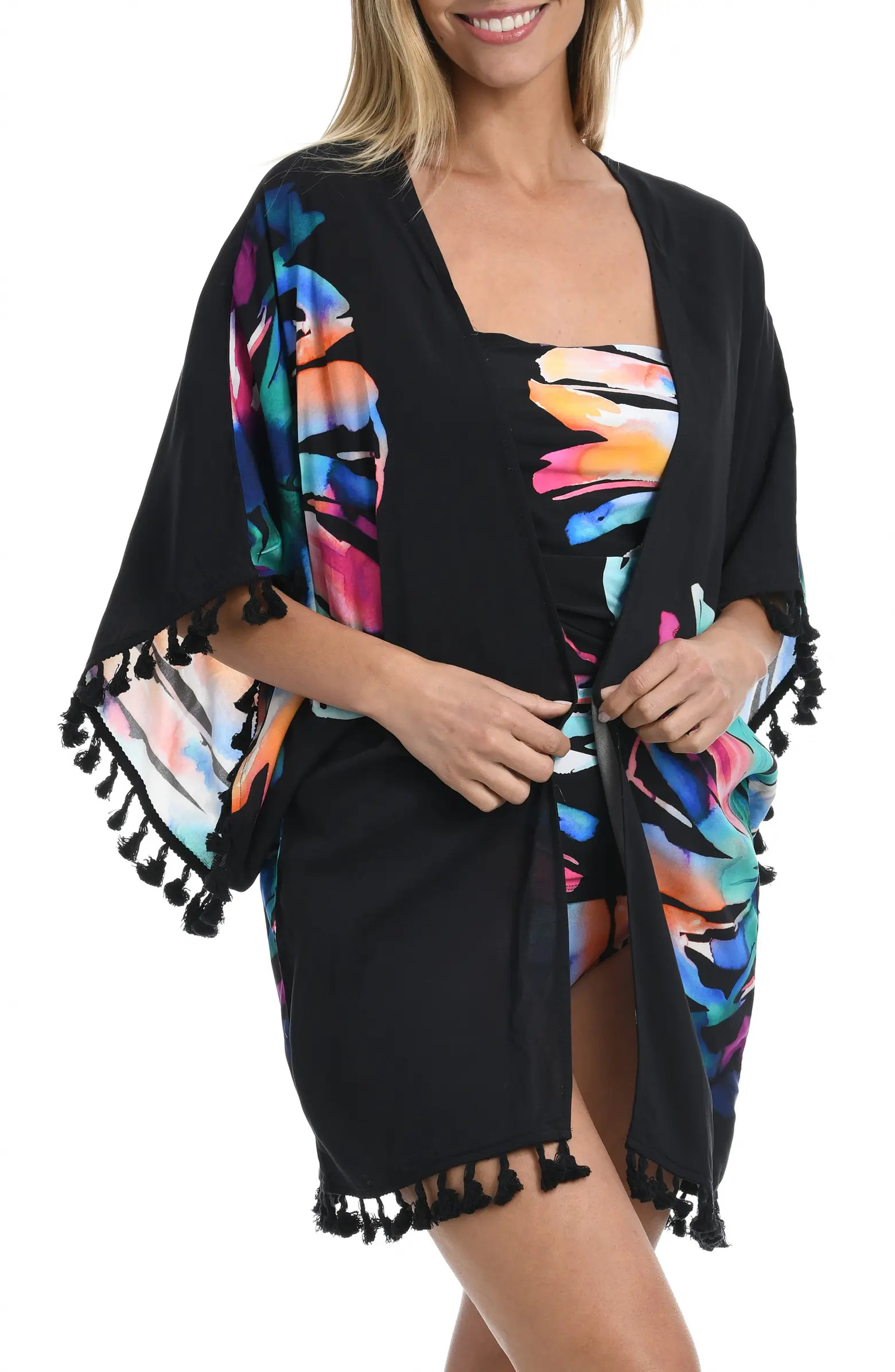 La Blanca Prism Palm Print Cover-Up | Nordstrom | Nordstrom