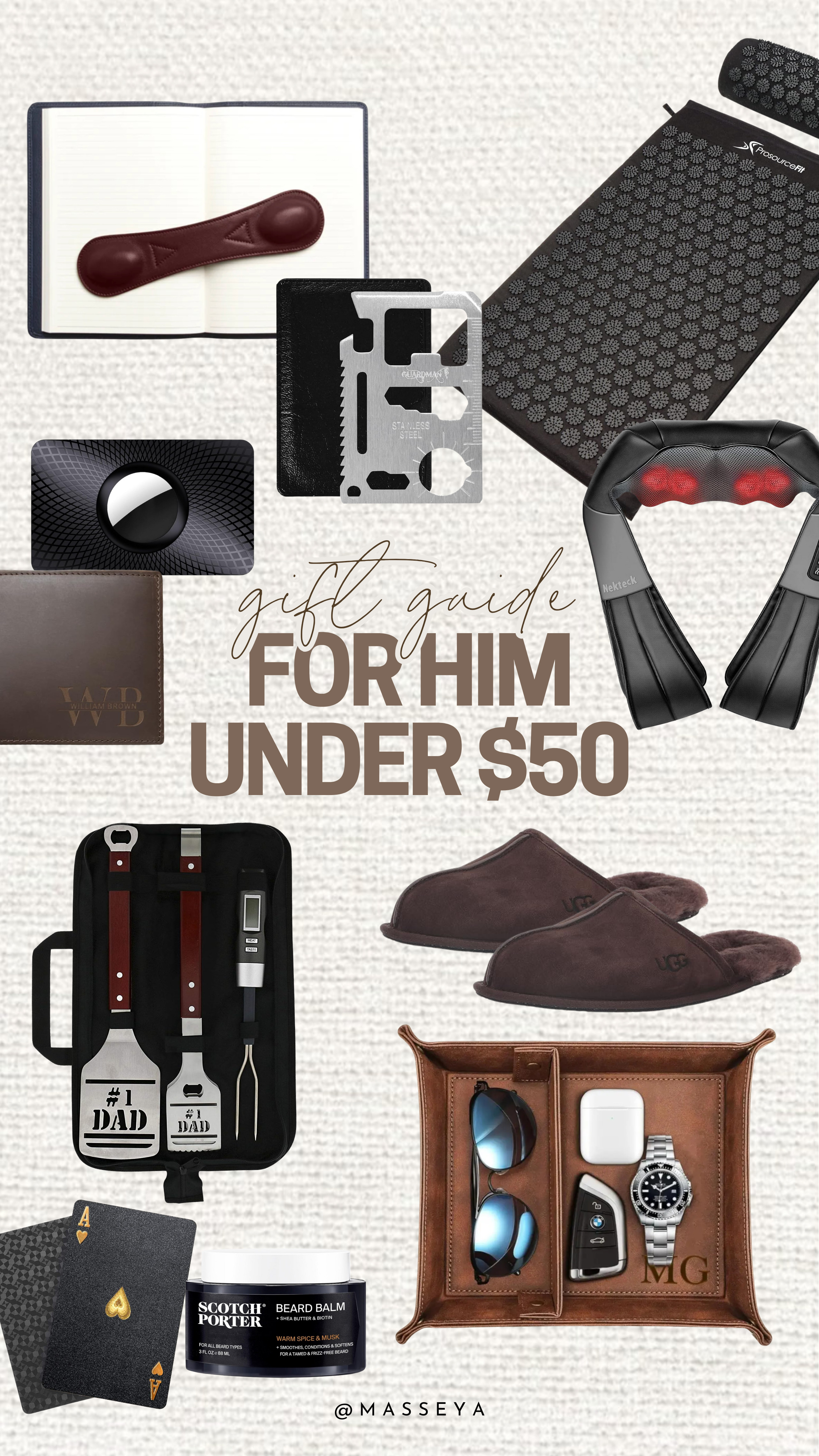 gift guide for him under $50!

gifts for him, gift guide, holiday gifts 

 #LTKGiftGuide #LTKHoliday #LTKSeasonal