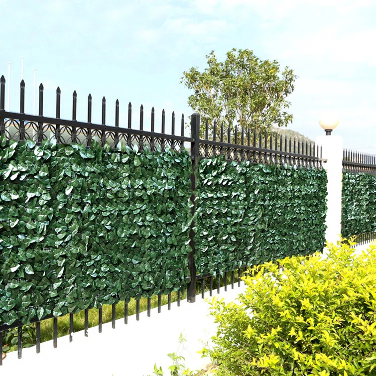 3.3 Ft. H X 9.8 Ft. W Artificial Hedge Privacy Screen Composite Fence Panel | Wayfair North America