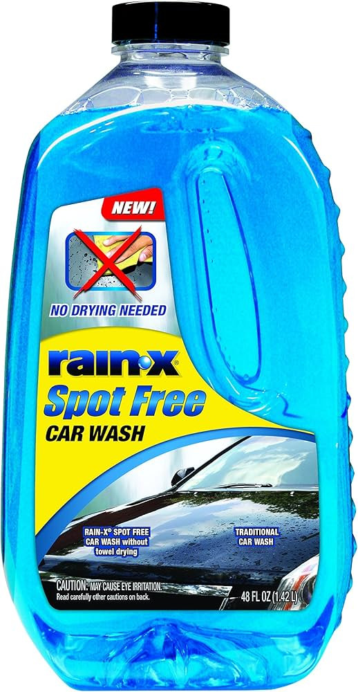 Rain-X 620073 - Car Wash Deep Cleaning, High Foam Soap Provides Spot Free Shine with No Towel Or ... | Amazon (US)