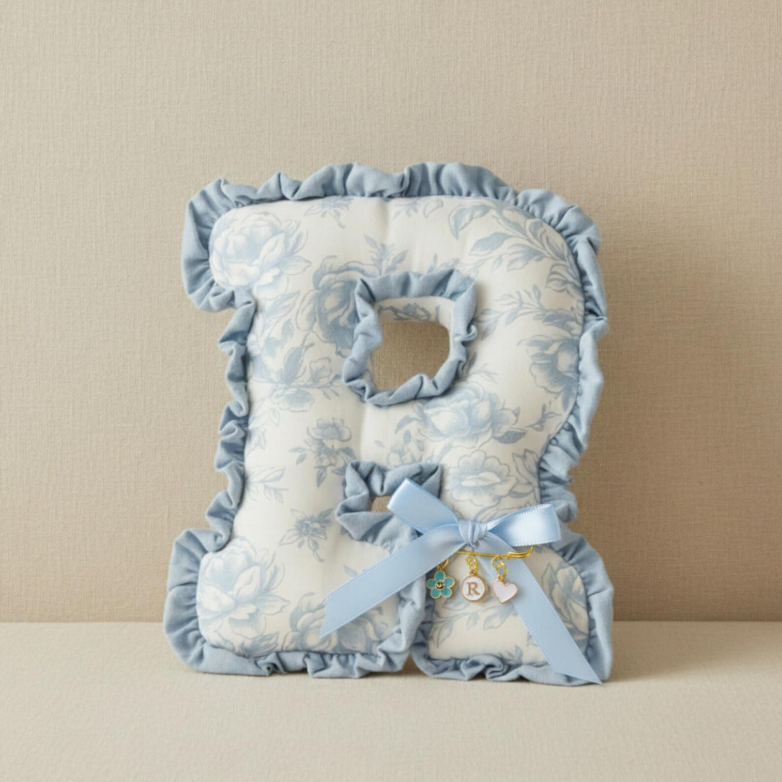 Personalized Letter Alphabet Pillow Grand Millennial Baby Shower Large Group Gift Idea French Toi... | Etsy (Global)