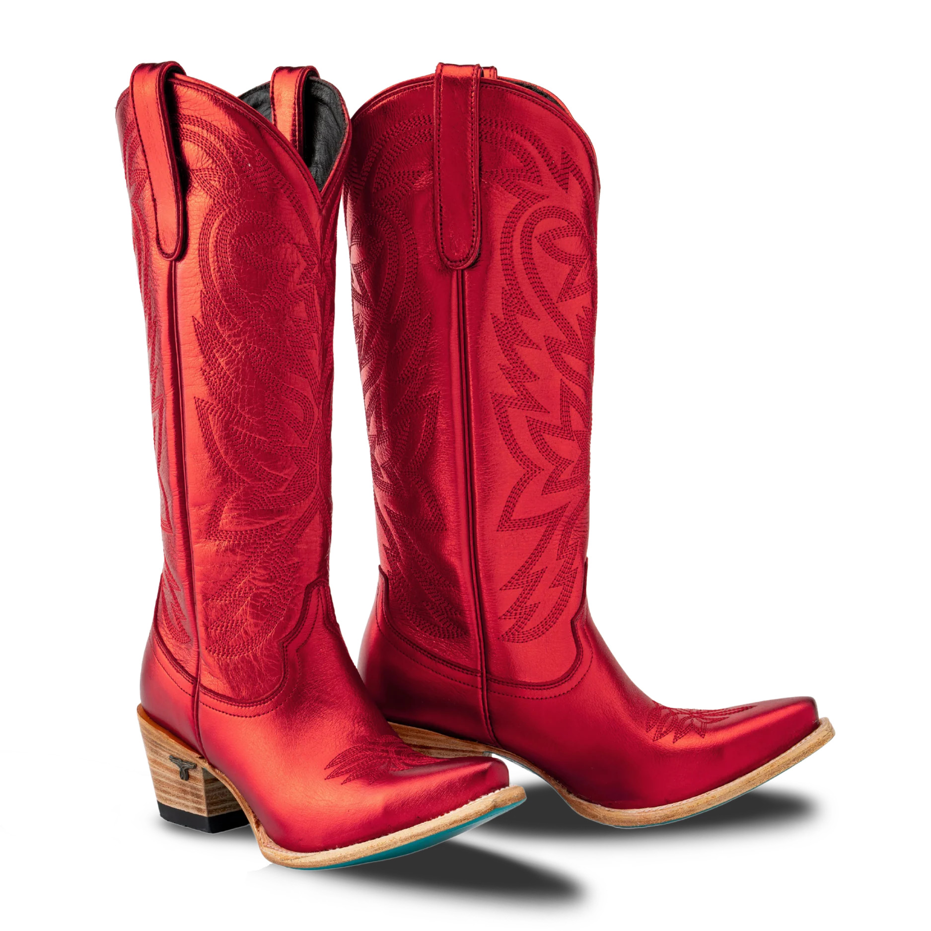 Smokeshow Boot - Red Metallic | Lane Boots