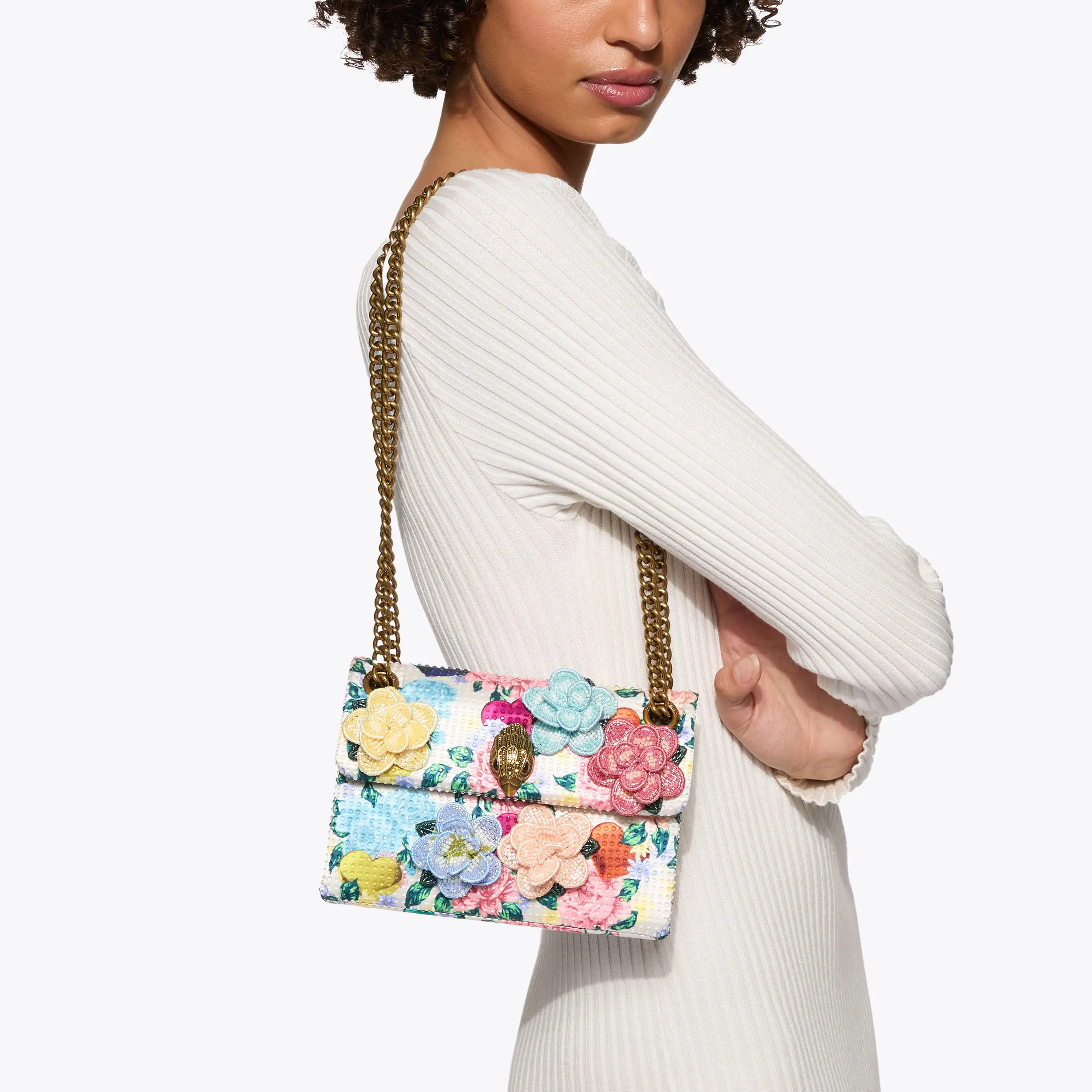 mini kensington flower bag | Kurt Geiger US