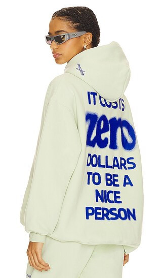 The Mayfair Group It Costs $0.00 Hoodie in Green. - size M/L | Revolve Clothing (Global)