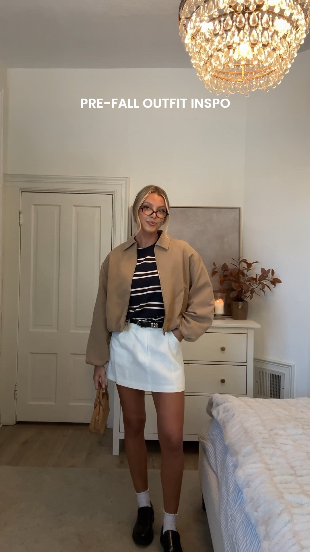 Pre- fall ootd 🍂🍁🧸
SIZING:
jacket: large
top: medium
Skirt: us8

#LTKStyleTip #LTKSeasonal #LTKNYFW