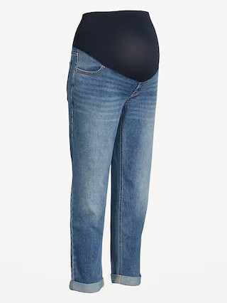 Maternity Full-Panel Boyfriend Jeans | Old Navy (US)