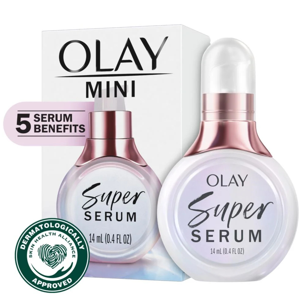 Olay Skin Care Super Serum 5-in-1 Lightweight Face Serum, Trial Size, 0.4 fl oz | Walmart (US)