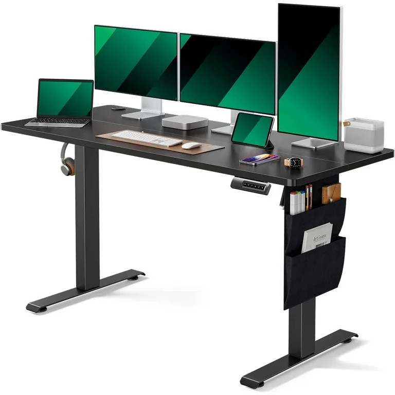 CHITOOMA 55" x 24" Electric Standing Desk, Adjustable Height Sit to Stand Desk with 4 Memory Pre-... | Walmart (US)