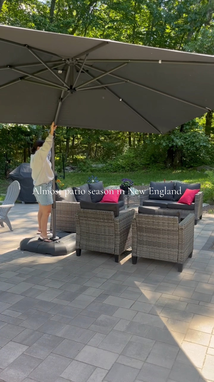 Outdoor patio set up! This umbrella especially is the best!!

@Wayfair 

#LTKHome #LTKdayinmylife #LTKSeasonal
