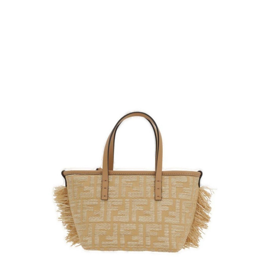 Fendi Mini Roll Ff Jacquard Fringed Tote Bag | Jomashop.com & JomaDeals.com