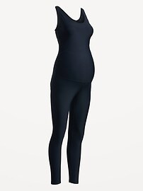 Maternity PowerChill Sleeveless 7/8-Length Jumpsuit | Old Navy (US)