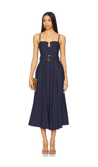 Maverick Denim Dress in Blue Denim | Revolve Clothing (Global)