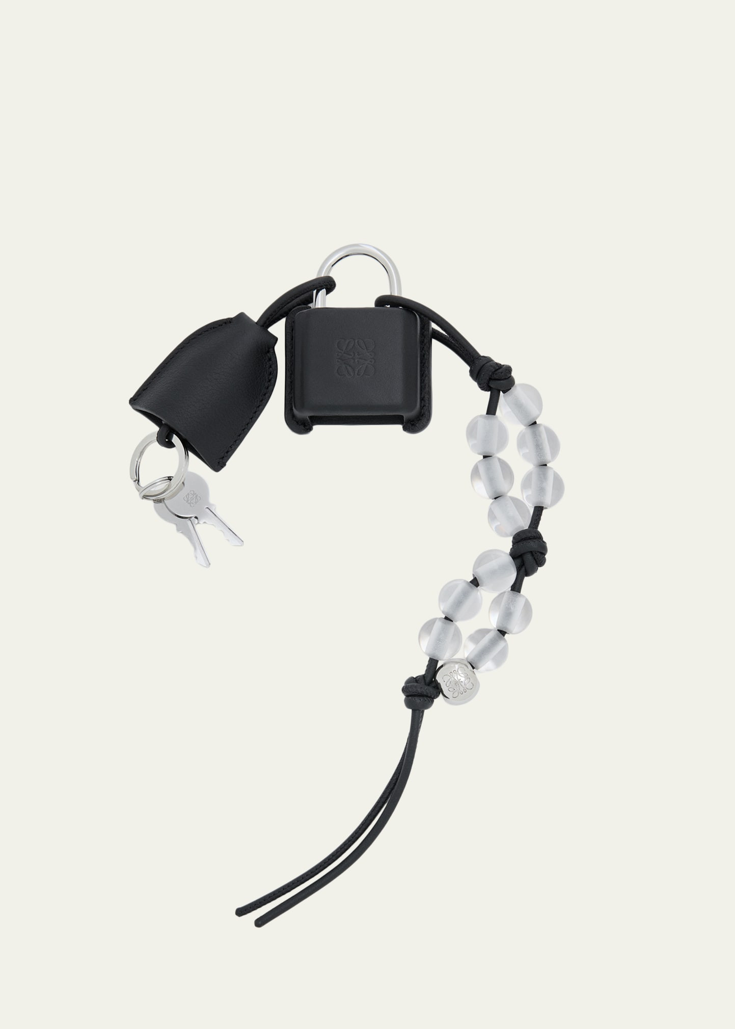 Loewe Amazona Beaded Padlock Bag Charm | Bergdorf Goodman