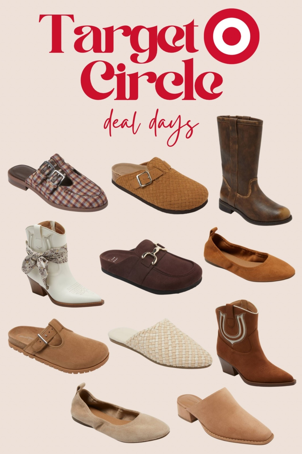 TARGET CIRCLE 🎯 Deal of the Day! 40% OFF shoes for all 👢 Do I spot new fall shoes 👀 Deal ends today!

#LTKgrwm #LTKootd #LTKSaleAlert