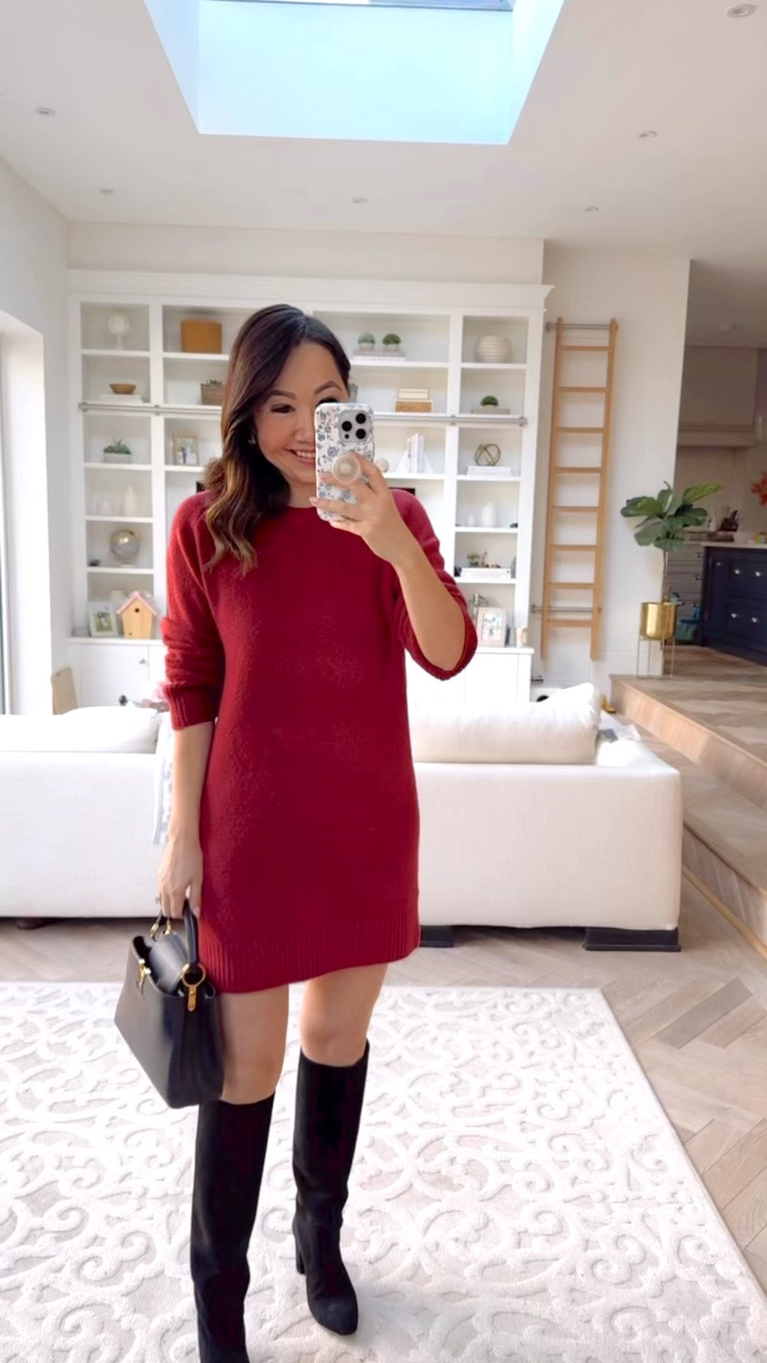 The BEST sweater dress I found all season - super soft and fits like a dream! I took a size small for reference ❤️