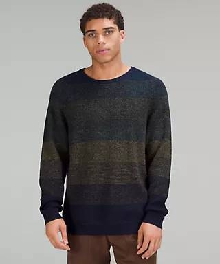 Textured Knit Crewneck Sweater | Men's Hoodies & Sweatshirts | lululemon | Lululemon (US)