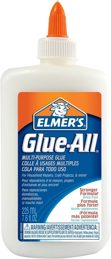 Elmer's Glue-All Multi-Purpose Glue, 225ml, 7.6-Ounce Bottle (60359Q) (Packaging May Vary) | Amazon (CA)